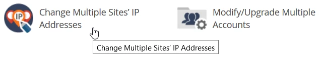 Change Multiple SitesIP